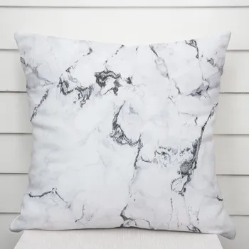 Povlak na polštářek Dekorační povlak na polštář PM-064 Šedý mramor 50 x 50 cm