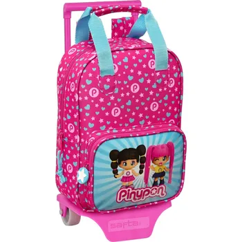 Školní batoh Školní batoh na kolečkách Pinypon Modrá Růžová 20 x 28 x 8 cm