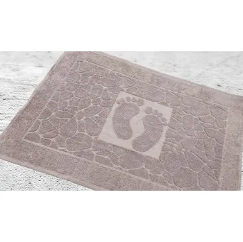 Koupelnová předložka Předložka 50 x 70 cm, s otiskem malých nohou, lila