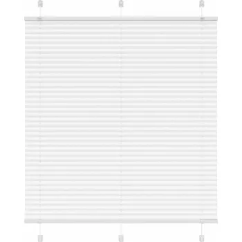 vidaXL Plisovaná roleta 120x150 cm Šířka látky 119,4 cm [4015300] Barva: Bílá