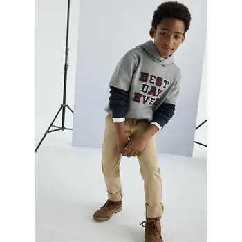 Chlapecké kalhoty Chlapecké plátěné kalkoty Mayoral 530-15 béžové Rozměr: 160 (14 let)