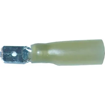 Síťový kabel Faston-konektor 6,3mm se smršťovací bužírkou, kabel 4-6mm2