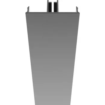 Stavební profil Krycí lišta široká pro sloupkové profily 6000mm R7016