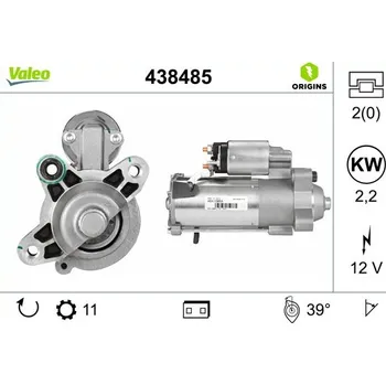Autoelektrika Startér VALEO 438485