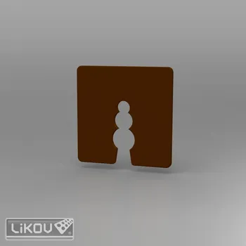 Vymezovací podložka pod soklové profily 2mm