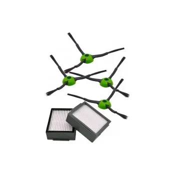 Sada příslušenství pro robotický vysavač HEPA filtry dovysavače IROBOT Roomba i3 3158 a kartáčky boční 2+4ks