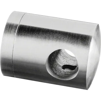 Držák tyčové výplně, tyč O12 mm Držák tyčové výplně, tyč O12 mm, plochý, nerez. ocel 304, kartáčovaná