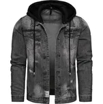 Recea Pánská džínová bunda Turi černá S