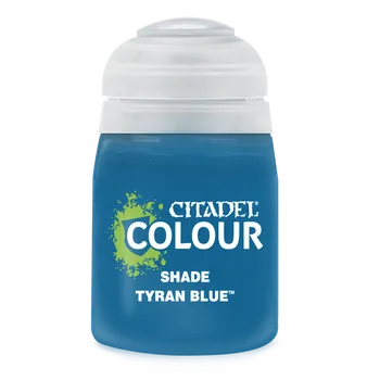 Modelářská barva Citadel Shade: TYRAN BLUE 18ml (Games Workshop)