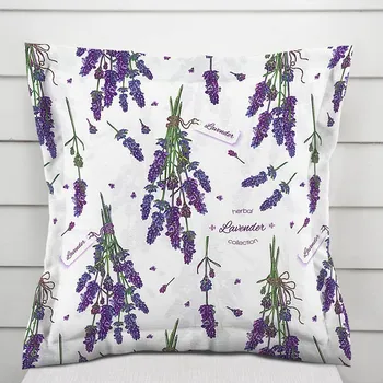 Povlak na polštářek Dekorační povlak na polštář s lemem PML-084 Lavender 50 x 50 cm