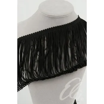 Dámský kostýmek EU Třásně neelastické BLACK délka 30 cm