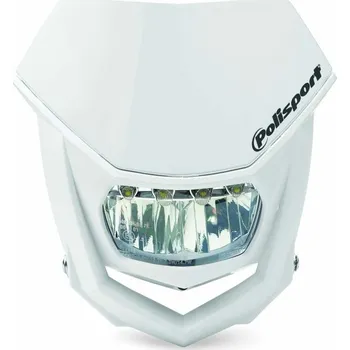 Maska se světlem POLISPORT HALO LED 8667100001 bílá HUSABERG TE 250 2T 2008-2017