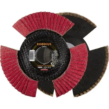 Brusný kotouč Rhodius 210646 VISION SPEED vějířovitý brusný kotouč Průměr 125 mm Ø otvoru 22.23 mm nerezová ocel 1 ks
