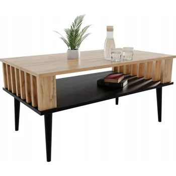 Konferenční stolek Konferenční stolek Malecki Meble obdélníkový 90 x 50 x 45 cm dub wotan