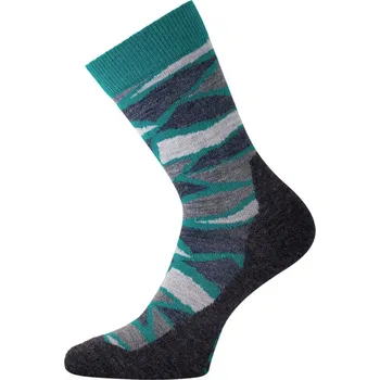 Pánské ponožky WLJ merino ponožky - Zelená 688 / (46-49) XL / Zelená