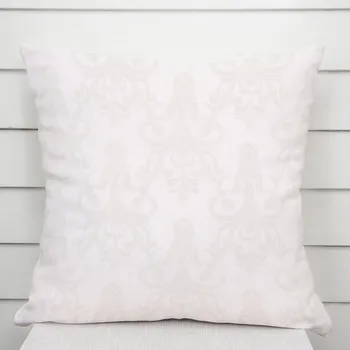 Povlak na polštářek Dekorační povlak na polštář PM-076 Zámecký vzor na smetanovém 50 x 50 cm