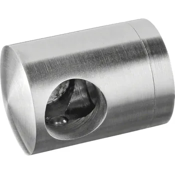 Zábradlí Držák tyčové výplně, levý Držák tyčové výplně, levý, tyč O12 mm, plochý, nerez. ocel 304, kartáčovaná