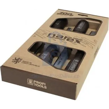 Dláto Sada plochých dlát s mořenou rukojetí, WOOD LINE PROFI, Narex 6-12-20-26, balení 1 ks