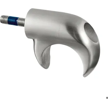 Zábradlí Držák rámové trubky, montáž před sloupek Držák rámové trubky, montáž před sloupek, horiz. a diag., plochý, nerez. ocel 304, kartáčovaná