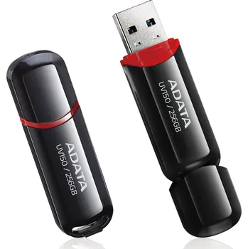 USB flash disk ADATA UV150/256GB/USB 3.2/USB-A/Černá