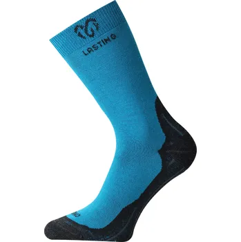 Dámské ponožky WHI merino ponožky - Modrá 590 / (34-37) S / Modrá