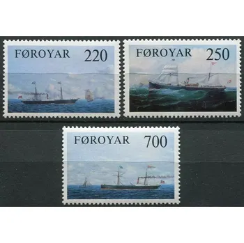 Poštovní známka (1983) MiNr. 79 - 81 ** - Faerské ostrovy - Historické lodě