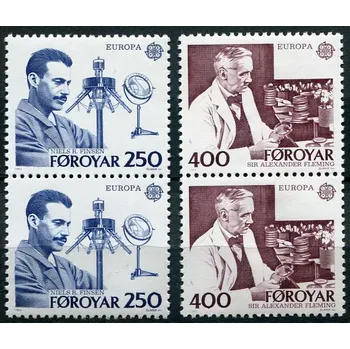 Poštovní známka (1983) MiNr. 84 - 85 ** 2-bl (1) - Faerské ostrovy - EUROPA