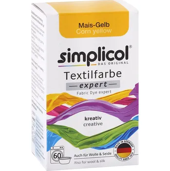Speciální výtvarná barva Simplicol barva na textil Kukuřičná žlutá 150g