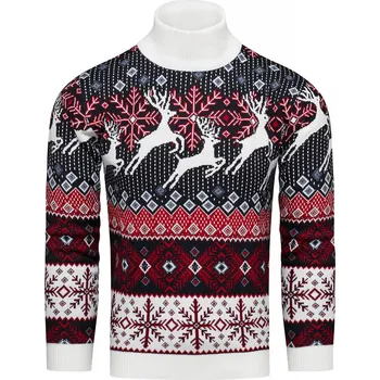 Pánský svetr Recea Pánský rolák Paraoner červená S