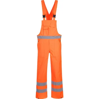 PORTWEST Nezateplené Hivis laclové kalhoty Velikost: 2XL, Barva: oranžová