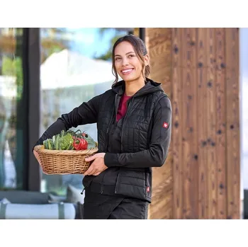 Dámská vesta Funkční prošívaná vesta e.s. thermo stretch velikost S černá Strauss