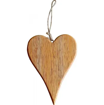 Srdce dřevěné plné 2001367B