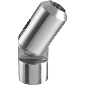 Zábradlí Držák tyčí, nastavitelný, středová montáž Držák tyčí, nastavitelný, středová montáž, tyč O12 mm, trubka O42,4 mm, nerez. ocel 304, kartáčovaná