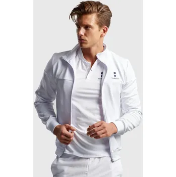 Pánská mikina NORDICDOTS Pánská tenisová mikina XL BÍLÁ