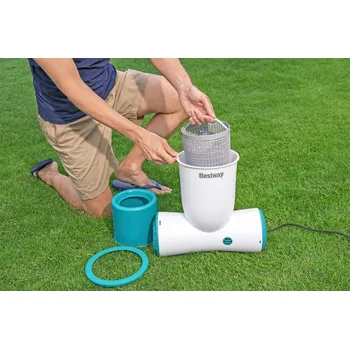 Bazénová filtrace Filtrační bazénová pumpa se skimmerem Skimatic FlowClear 3974 l/h BESTWAY + vyměnitelný filtr