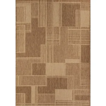 Koberec Kusový koberec Flat 20632 coffe/natural Varianta: 80x150 cm