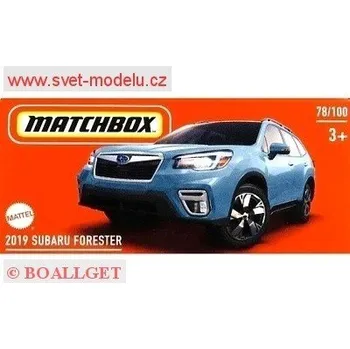 autíčko AUTÍČKO MATCHBOX DRIVE YOUR ADVENTURE HVR21 SUBARU FORESTER 2019