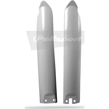 Kryty přední vidlice POLISPORT 8395000001 (pár) bílá KAWASAKI KX 500 1994-2003