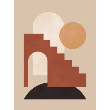 Plakát Plakát, Obraz - Geometric composition 4, Vitor Costa