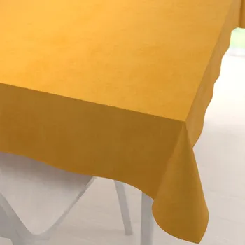 ubrus Sametový obdélníkový ubrus Velvet Premium SVP-037 Zlatavě oranžový 50x100 cm