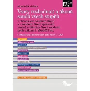 Vzory rozhodnutí a úkonů soudů všech stupňů - Michal Králík (2021, pevná)