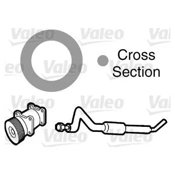 Chladič motoru Těsnění, potrubí chladiva VALEO 508995