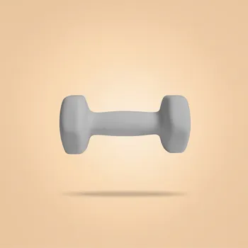 GymBeam Neoprenová jednoručka Hex - BeastPink 2 kgšedá