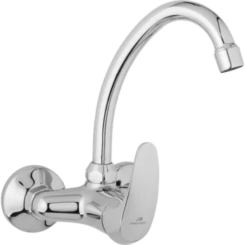 Vodovodní baterie JB Sanitary nástěnná dřezová a umyvadlová baterie SLIM A10 33 60 rozteč 100 mm, ramínko 130 mm