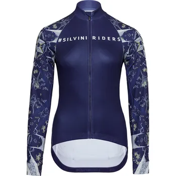 cyklistický dres Silvini dámský dres WD2211 leverona, navy Velikost: XL