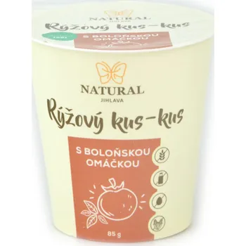 Rýžový kus-kus s boloňskou omáčkou bez lepku, mléka a vajec - Natural 85g