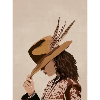 Plakát Plakát, Obraz - Girl With A Hat, Emel Tunaboylu