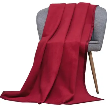 deka SCANquilt pléd COTTY UNI červená střední 150 x 200 cm