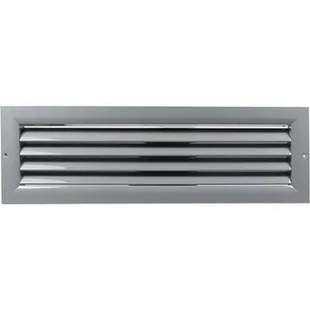 Větrací mřížka Dalap WDPG 450x150 Ventilační mřížka z vysoce kvalitního extrudovaného hliníku 450x150 mm, šedá