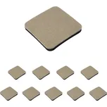 Walteco Filcová podložka s protiskluznou stranou 89x89mm, pro masivní nábytek a těžší předměty Množství: 10 ks